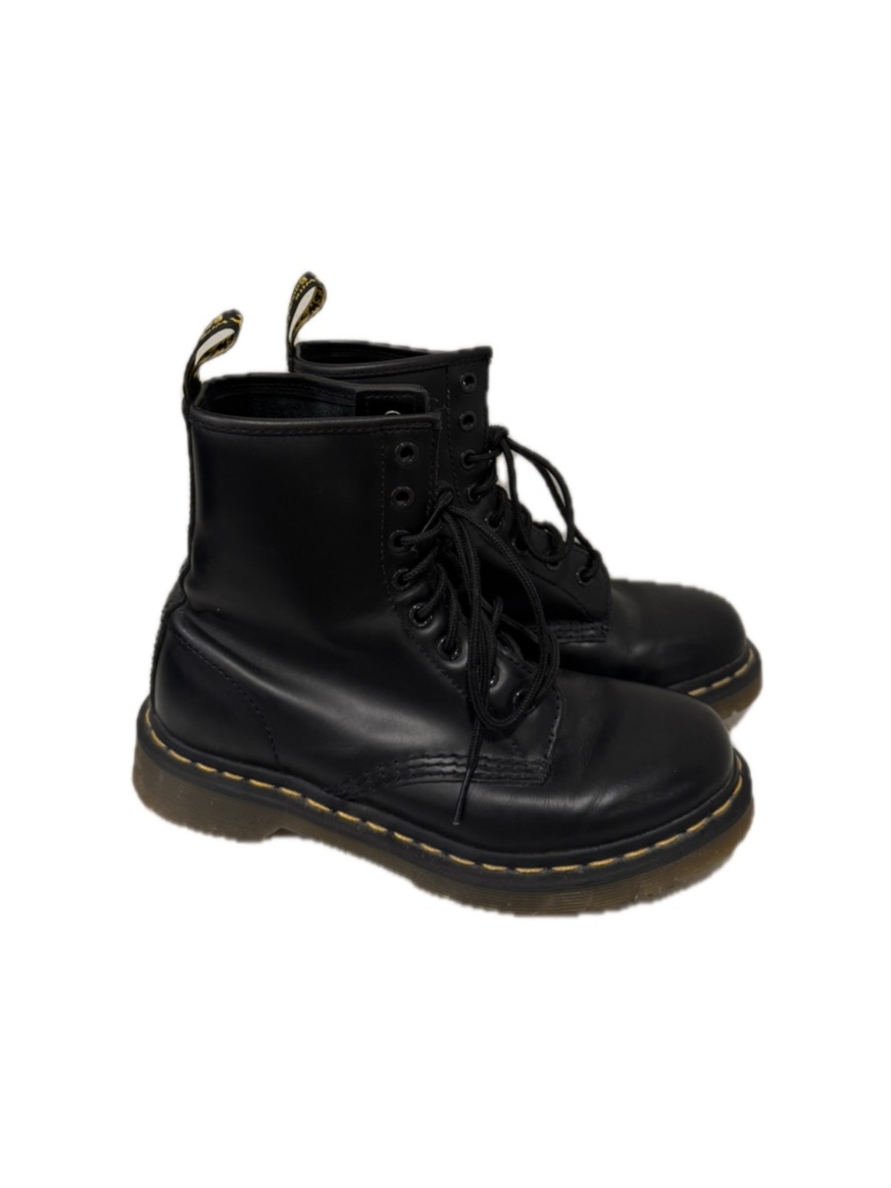 Dr. Martens Women’s 1460 Black Leather Lace-Up Combat Boots